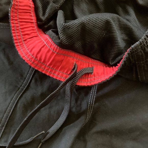 “Mad Men" Television Series Speedo Promo Swim Shorts, Men's size M, Black & Red - Picture 10 of 12